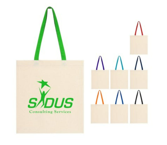 Cotton Canvas Tote Bag (minimum of 100)