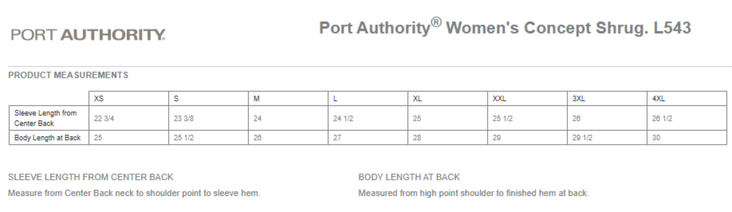 Port Authority® Women's Concept Shrug (L543)