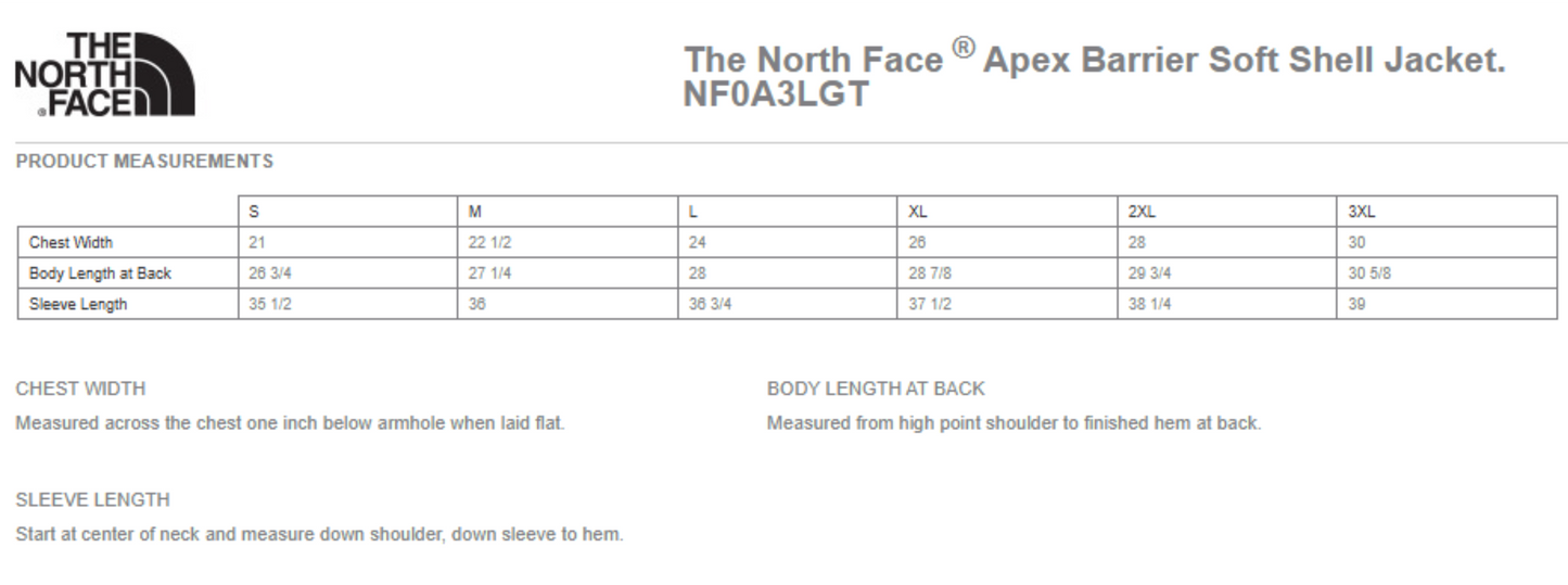 The North Face® Apex Barrier Soft Shell Jacket (NF0A3LGT)