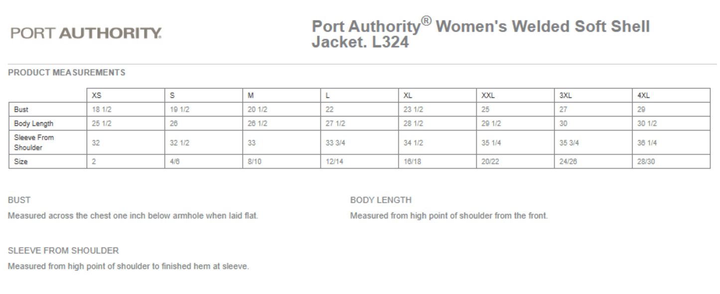 Port Authority® Women's Welded Soft Shell Jacket (L324)