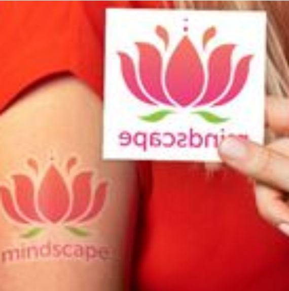 2" x 2" Custom Temporary Tattoos (minimum of 100)