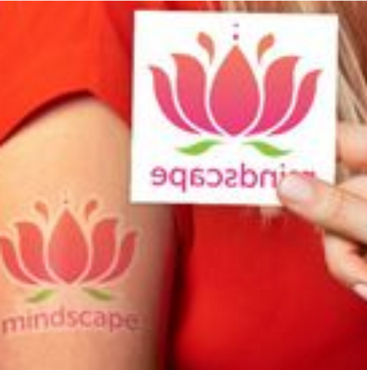 2" x 2" Custom Temporary Tattoos (minimum of 100)